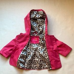 Cute leopard print and pink jacket!